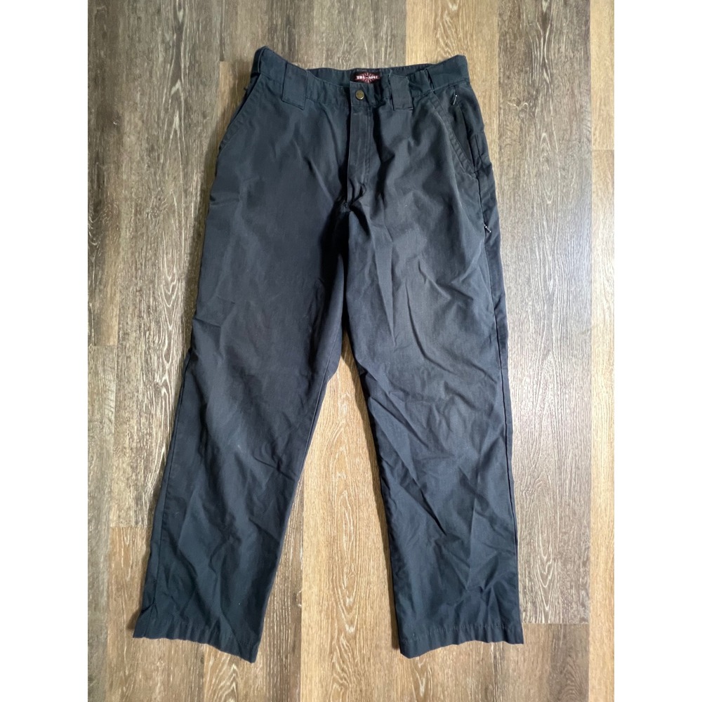 Tru-Spec Tactical‎ Pants Mens 34 Black Ripstop Cargo Utility Work Trousers